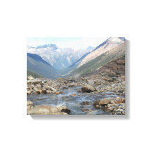British Columbia Canada Glastic Bäck Canvas