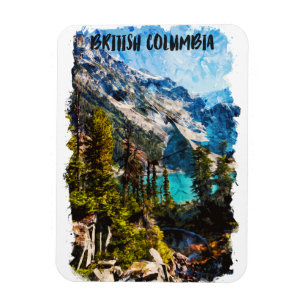 British Columbia Canada MounView View Magnet