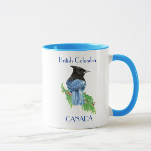 British Columbia Canada Stellar Jay, Bird, Nature Mugg