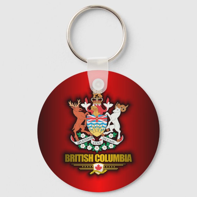 British Columbia COA Nyckelring (Framsida)