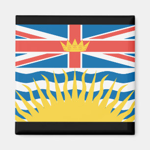 BRITISH COLUMBIA FLAGGA MAGNET