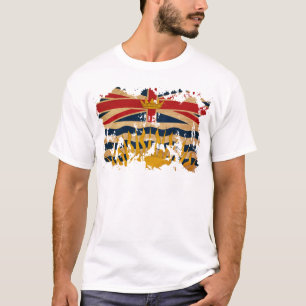 British Columbia flagga Tee Shirt