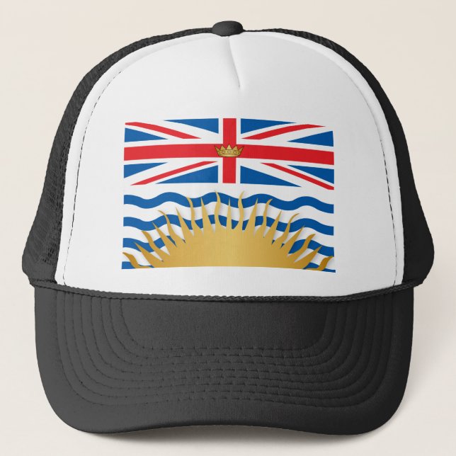 British Columbia flagga Truckerkeps (Framsida)
