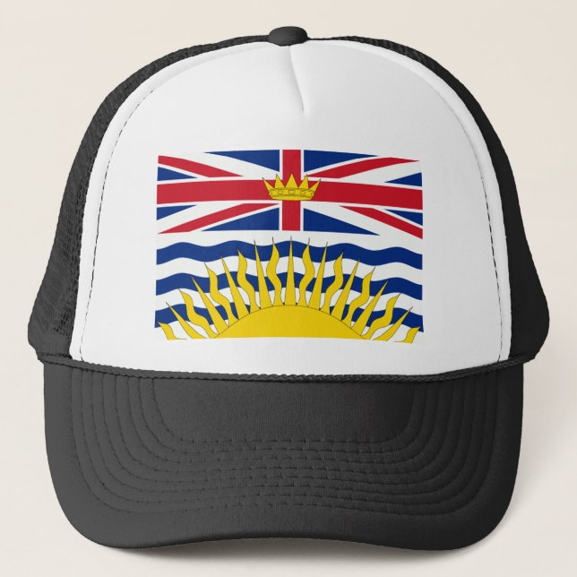 British Columbia flagga Truckerkeps (Framsida)
