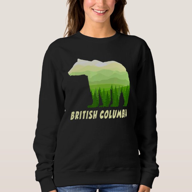 British Columbia Grizzly björn i Kanadas skog T Shirt (Framsida)