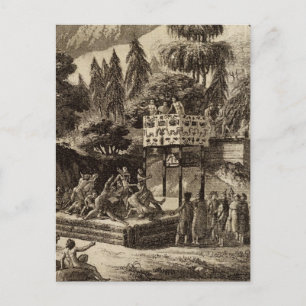 British Columbia illustration View Vykort