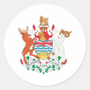 British Columbia Jackar av Arm Runt Klistermärke