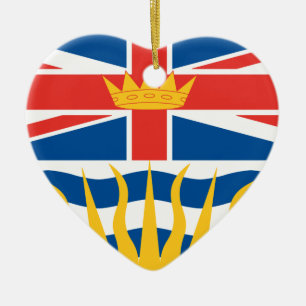 BRITISH COLUMBIA JULGRANSPRYDNAD KERAMIK