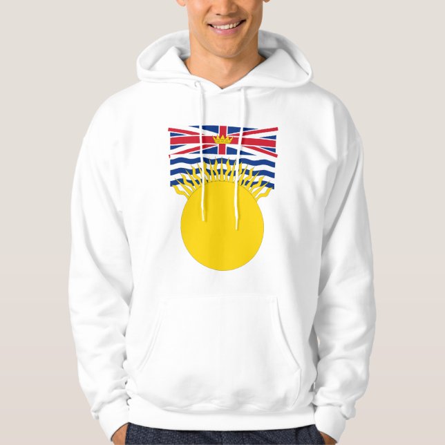 British Columbia Kanada Hoodie (Framsida)