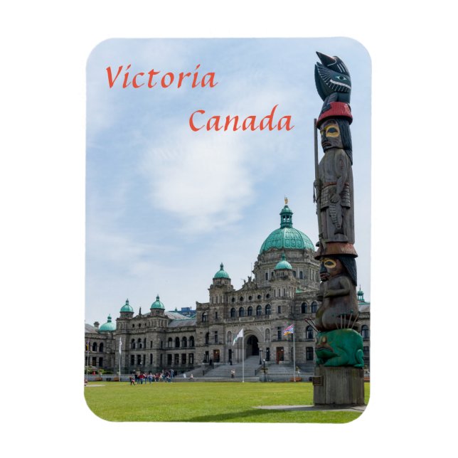 British Columbia parlamentet - Victoria, Kanada Magnet (Vertikal)