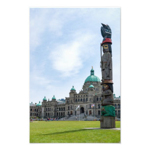 British Columbia Parliament - Victoria, Kanada Fototryck