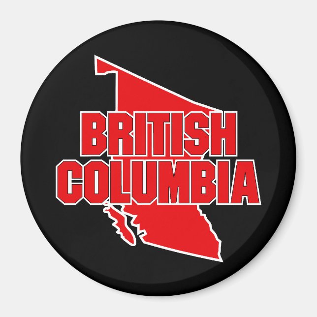 British Columbia Province Magnet (Framsidan)