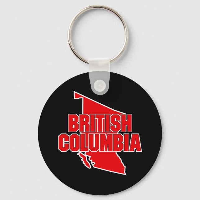 British Columbia Province Nyckelring (Framsida)