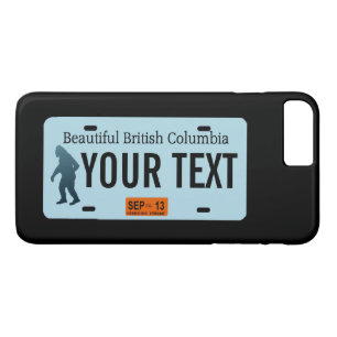 British Columbia Sasquatch License Plate