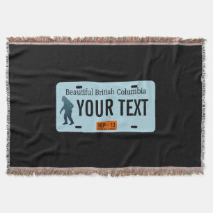 British Columbia Sasquatch License Plate Filt