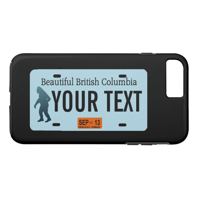 British Columbia Sasquatch registreringsskylt Case-Mate iPhone Skal (Baksida (horisontal))