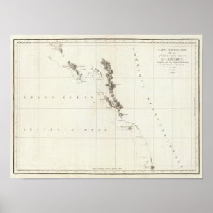 British Columbia, Washington och Oregon Poster