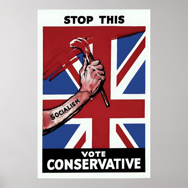 British Conservative Party Election Poster Sto (Framsidan)