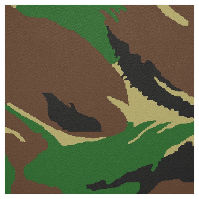 British DPM CAMO Fabric Tyg (Provkarta)