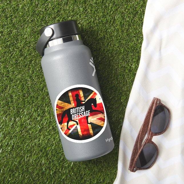 British Dressage-grafik Klistermärken (HydroFlask Insitu)