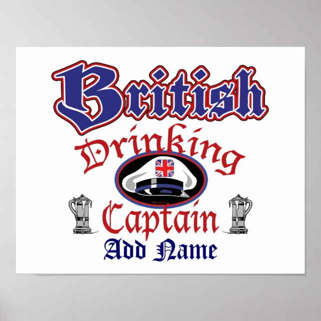 British Drinking Cptn Poster (Framsidan)