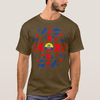 British Ecuadorian Multinational Patriot Flagga T Shirt
