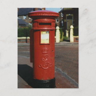 British Edward VII Pillar Box Vykort
