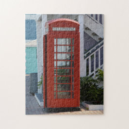 British English Old TelTelefon Booth Puzzle Pussel