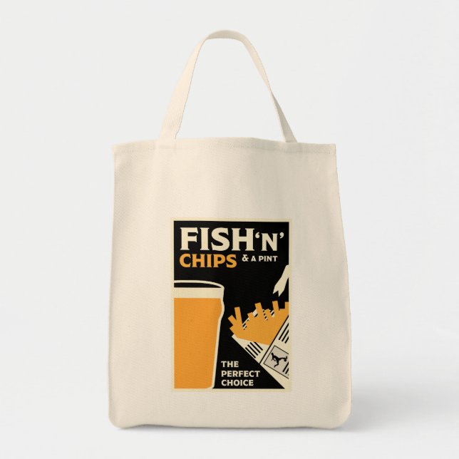 British Fish and Chip Tygkasse (Framsidan)