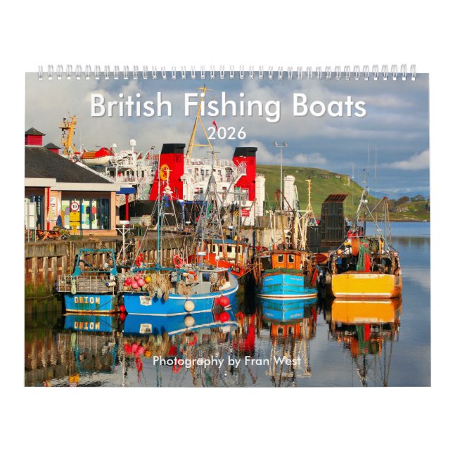 British Fishing Boats 2026 Calendar Kalender (Omslag)