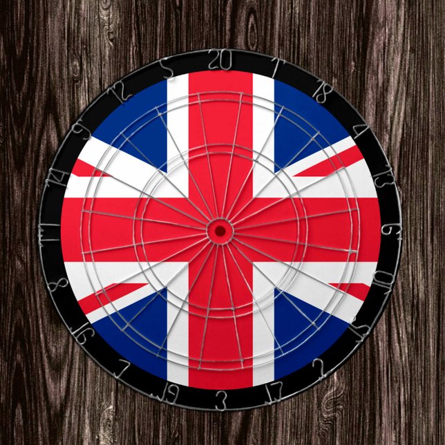 British Flagga Dartboard & United Kingdom / match Darttavla (Skapare uppladdad)