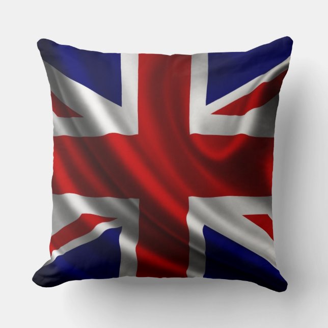 British Flagga Dekorativ kudde (Framsida)