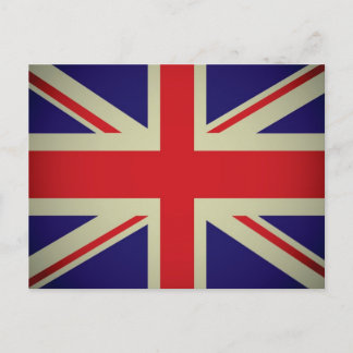 British flagga design vykort