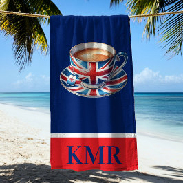 British Flagga English Tekopp Monogram