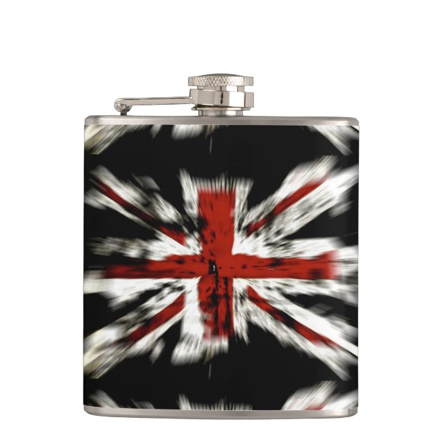 British Flagga Flask Fickplunta (Framsidan)