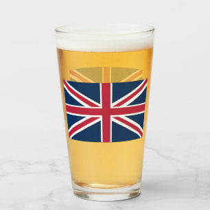 British flagga glaskopp