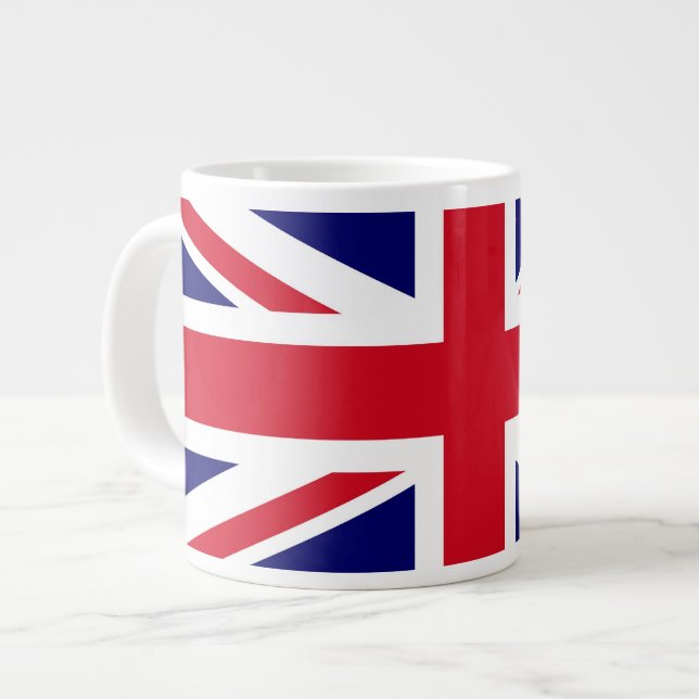 British Flagga Jumbo Mugg (Framsida vänster)