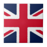 British Flagga Kakelplatta<br><div class="desc">World Land Flaggor - Union Jack English National Flagga Digital Artwork</div>