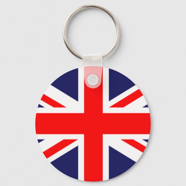 British Flagga Keychain Nyckelring (Framsida)