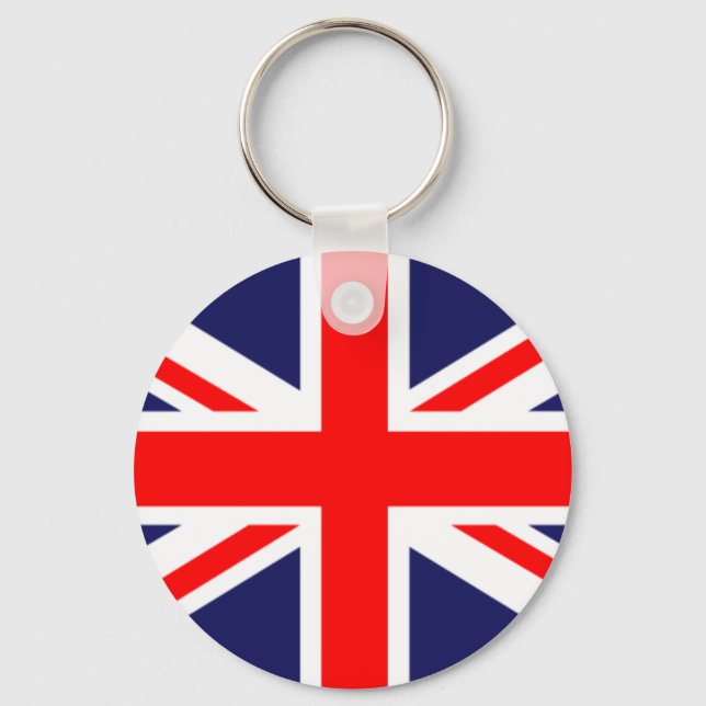 British Flagga Keychain Nyckelring (Framsida)