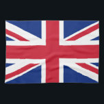 British flagga kökshandduk<br><div class="desc">Utformning tillsammans med flagga från Förenade konungariket Underbar Storbritannien och Nordirland (Union Jack)</div>
