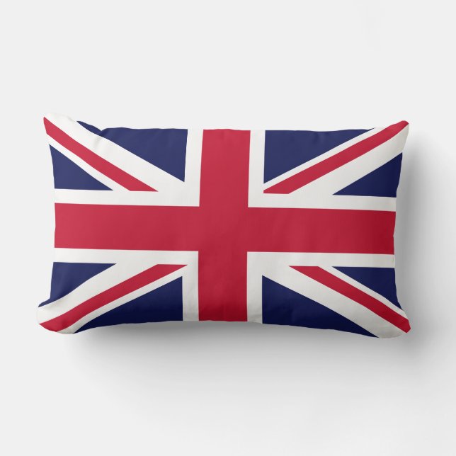 British Flagga Lumbarkudde (Framsida)