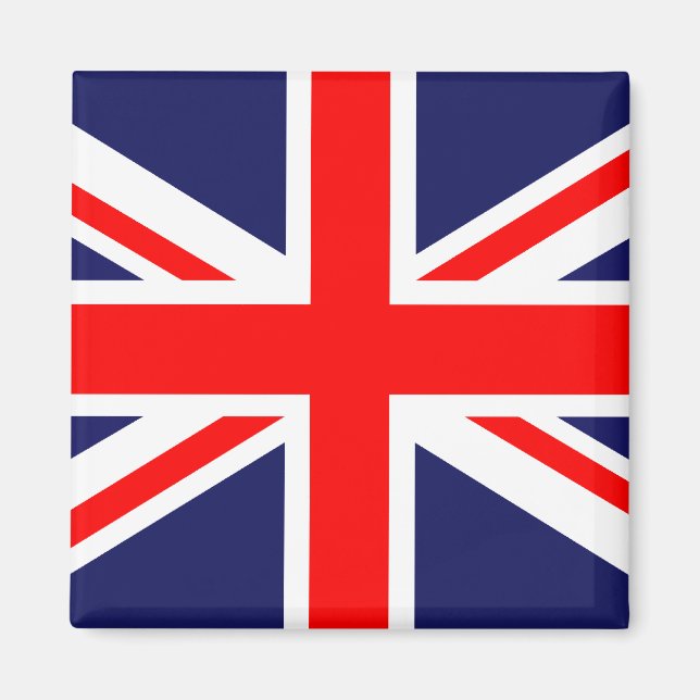 British Flagga Magnet (Framsidan)