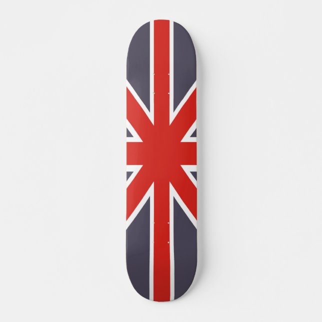 British Flagga mini skateboard Bräda 20,5 Cm (Framsida)