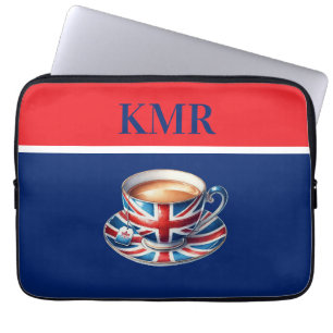 British Flagga på engelska Tekopp Laptop Fodral