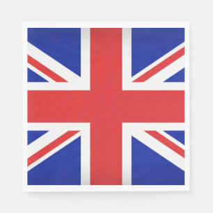 British Flagga Papprare Napkins Pappersservett