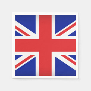 British Flagga Papprare Napkins Pappersservett