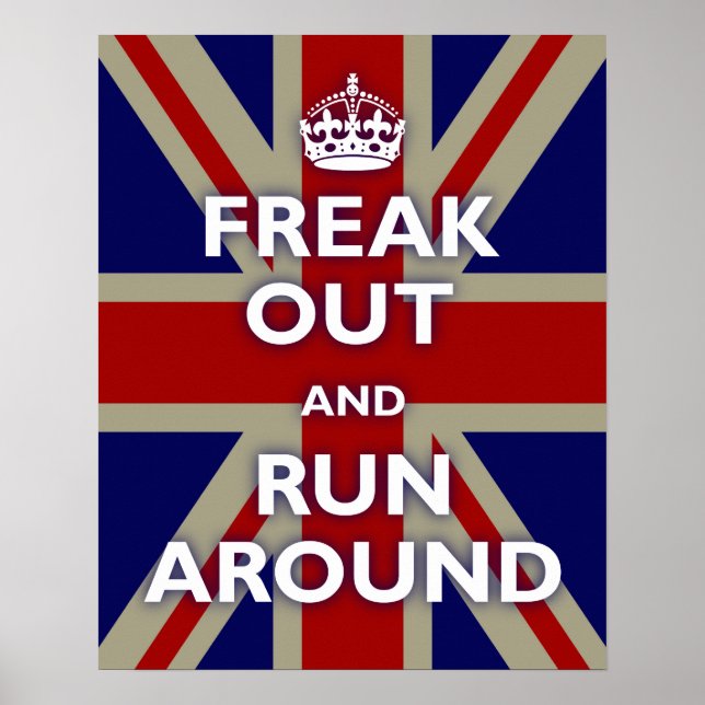 British Flagga Parody Poster (Framsidan)