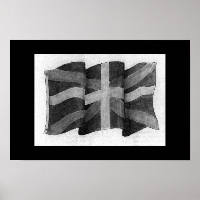 British Flagga Poster (Framsidan)
