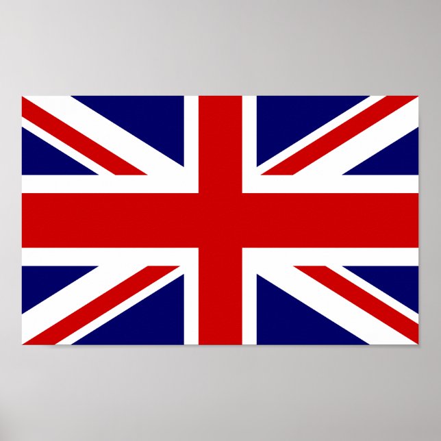 British flagga poster | Utformning av jacken i uni (Framsidan)